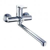 Смеситель для ванны и раковины 35к ПРОФСАН ПСМ-100-2 "ЭЛИТ" эксцентрики "ЕВРО", ХРОМ