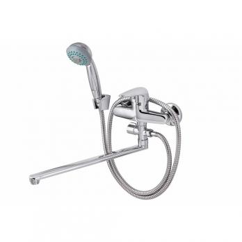 Смеситель для ванны и раковины 40к ПРОФСАН ПСМ-523-072 "ЕВРО", эксцентрики "ЕВРО", ХРОМ