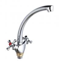Смеситель для кухни 1/2 кер ПРОФСАН ПСМ-131-75 "СТАНДАРТ А" выс. пов. излив,п/гайку ХРОМ