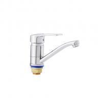 Смеситель для кухни 40к ПРОФСАН ПСМ-215-017 "ПЛЮС"  длин. пов. излив, п/гайку, без подводки ХРОМ