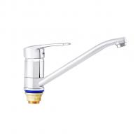 Смеситель для кухни 40к ПРОФСАН ПСМ-425-017 "ПЛЮС" длин. пов. изли, без подводки, п/гайку, ХРОМ