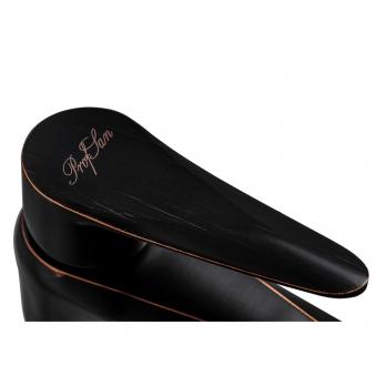 Смеситель для раковины 35к ПРОФСАН ПСМ-301-5 "STEEL BLACK" литой ЧЕРНЫЙ-БРОНЗА