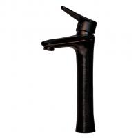 Смеситель для раковины 35к ПРОФСАН ПСМ-301-6 "STEEL BLACK" высокий, литой ЧЕРНЫЙ-БРОНЗА