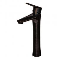 Смеситель для раковины 35к ПРОФСАН ПСМ-301-6 "STEEL BLACK" высокий, литой ЧЕРНЫЙ-БРОНЗА