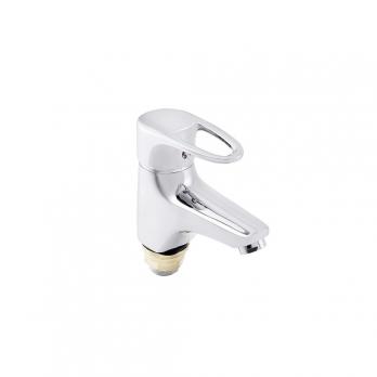 Смеситель для раковины 40к ПРОФСАН ПСМ-740-084 "ЕВРО" литой, п/гайку, без подводки, ХРОМ