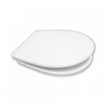 Сиденье для унитаза Venere New белое дюр.нерж.кр. "Анимо" (SANTEK)