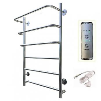Полотенцесушитель электрический 80х50 6 пер унив (скрыт подкл, таймер,319 Вт) ТРУГОР