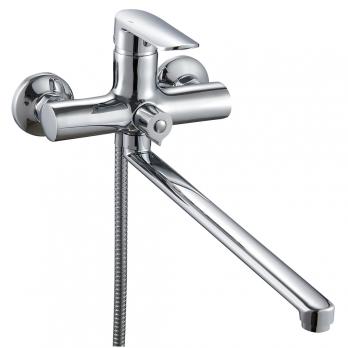 Смеситель для ванны и раковины 35к ПРОФСАН ПСМ-200-2 "200", эксцентрики "ЕВРО", ХРОМ