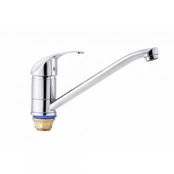 Смеситель для кухни ПРОФСАН 40к ПСМ-427-037 "ProfECO" тип См-МОЦБА, длин. пов. излив, п/гайку, ХРОМ