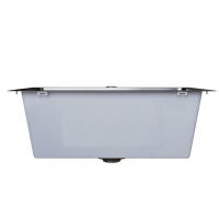 Мойка настол.монтаж 50х50 (3,0) вып 3 1/2  MIXLINE PRO с ФАСКОЙ 20см с сифоном (черный графит)