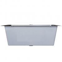 Мойка настол.монтаж 53х43 (3,0) вып 3 1/2  MIXLINE PRO с ФАСКОЙ 22см с сифоном (черный графит)