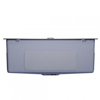 Мойка настол.монтаж 65х45 (3,0) вып 3 1/2  MIXLINE PRO 22см с сифоном (черный графит)