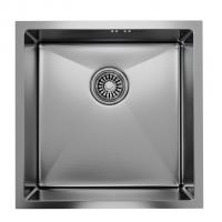 Мойка подст.монтаж 45х45 (3,0) вып 3 1/2  MIXLINE PRO 20см с сифоном (сатин)