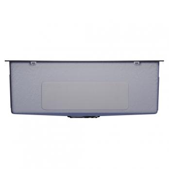 Мойка подст.монтаж 53х43 (3,0) вып 3 1/2  MIXLINE PRO 22см с сифоном (черный графит)