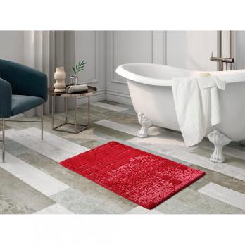Коврик д/ванной Shahintex Vintage  60*100 вишневый (01)