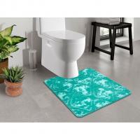 Коврик д/туалета Shahintex Vintage  60*80 мятный (02)