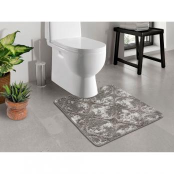 Коврик д/туалета Shahintex Vintage  60*80 серый (02)