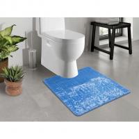 Коврик д/туалета Shahintex Vintage  60*80 синий (01)