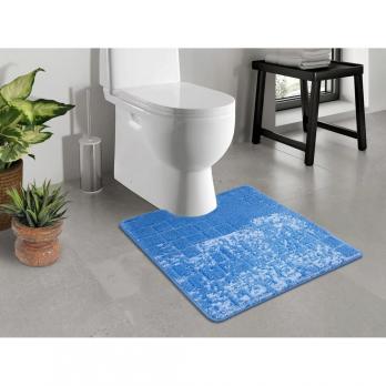 Коврик д/туалета Shahintex Vintage  60*80 синий (01)