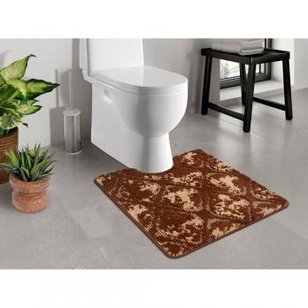 Коврик д/туалета Shahintex Vintage  60*80 шоколадный (02)