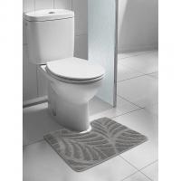 Коврики д/туалета Актив icarpet 50*60  пепельный (01)