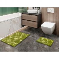 Набор ковриков д/ванной Shahintex Vintage  60*100+60*50 зеленый (02)
