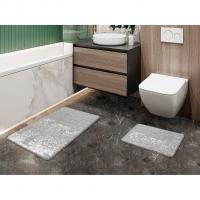 Набор ковриков д/ванной Shahintex Vintage  60*100+60*50 серый (01)