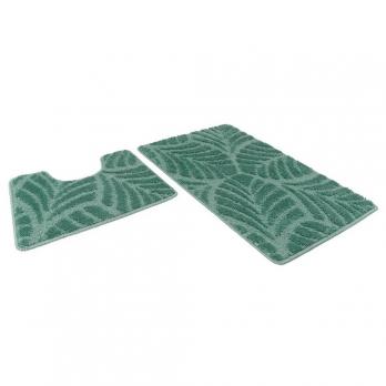 Набор ковриков д/ванной Актив icarpet 50*80+50*40 зеленый (01)