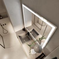 Зеркало MIXLINE "Ливия" 1000*800 (ШВ) сенсорный выключатель, светодиодная подсветка