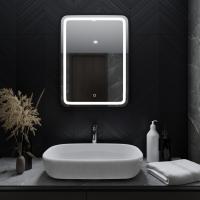 Зеркало MIXLINE "Мальта-лофт" 600*800 (ШВ) сенсорный выключатель, пластиковая рама