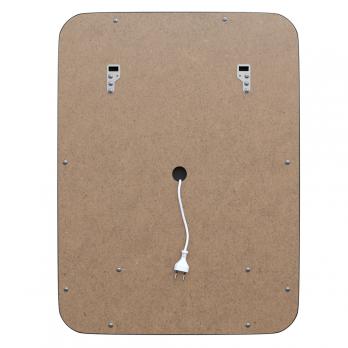 Зеркало MIXLINE "Мальта-лофт" 600*800 (ШВ) сенсорный выключатель, пластиковая рама