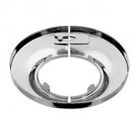 Отражатель RR 132 1" (D=66mm d=34mm h=12mm) лат хром разъемный фигурный