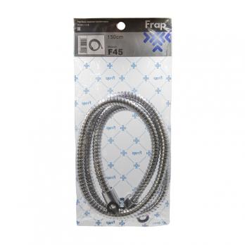 Шланг душевой 150 см имп/кон FRAP F45 (хром)