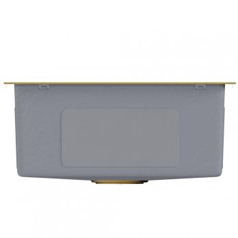 Мойка подст.монтаж 45х42 (3,0) вып 3 1/2  MIXLINE PRO 20см с сифоном (золото)