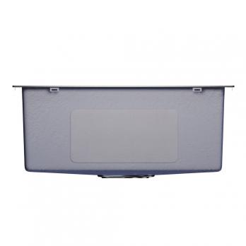 Мойка подст.монтаж 45х42 (3,0) вып 3 1/2  MIXLINE PRO 20см с сифоном (черный графит)