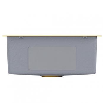 Мойка подст.монтаж 50х44 (3,0) вып 3 1/2  MIXLINE PRO 20см с сифоном (золото)