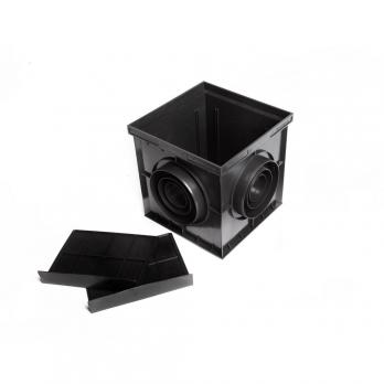 Дождеприемник пластиковый (2 перегородки)  200*200*197 B125 (4200)