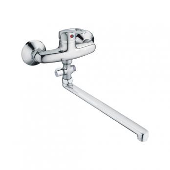 Смеситель для ванны и раковины 35к CN2139 CRON L-нос 300мм, ХРОМ