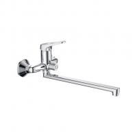 Смеситель для ванны и раковины 35к CN2213 CRON L-излив 300мм, ХРОМ