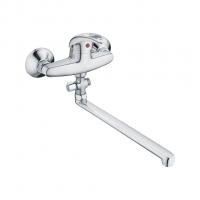 Смеситель для ванны и раковины 40к CN2103-2 CRON L-излив,  ХРОМ