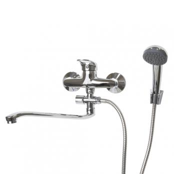 Смеситель для ванны и раковины 40к CN2104 CRON S-излив 350мм,  ХРОМ