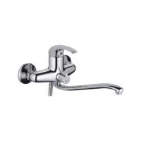 Смеситель для ванны и раковины 40к CN2229 CRON S-излив 300 мм, ХРОМ