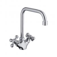 Смеситель для кухни 1/2 кер CN4019 CRON высокий пов. излив, ХРОМ