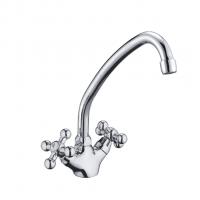 Смеситель для кухни 1/2 кер CN4019-2 CRON высокий пов. излив, ХРОМ