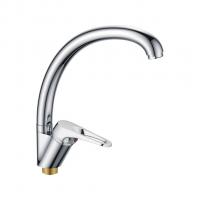 Смеситель для кухни 35к CN4113-2 CRON высокий пов. излив,  п/гайку, ХРОМ