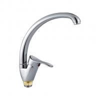 Смеситель для кухни 35к CN4114-2 CRON высокий пов. излив, п/гайку  ХРОМ