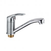 Смеситель для кухни 35к CN4539-2 CRON короткий пов. излив 146 мм, п/гайку,  ХРОМ