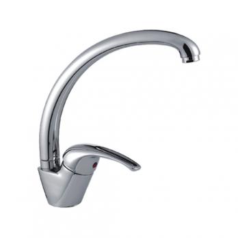 Смеситель для кухни 40к CN4129 CRON высокий пов. излив,  ХРОМ