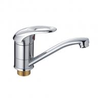 Смеситель для кухни 40к CN4503-2 CRON короткий пов. излив 148 мм, п/гайку ХРОМ