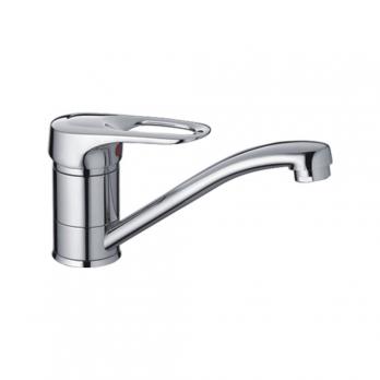 Смеситель для кухни 40к CN4504 CRON короткий пов. излив 148мм, ХРОМ